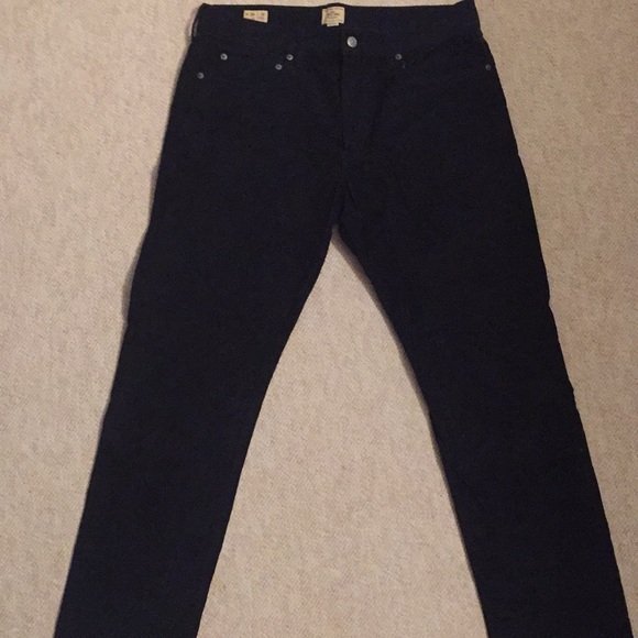 J. Crew Other - J. Crew dark blue corduroy 770 stretch (34x30)
